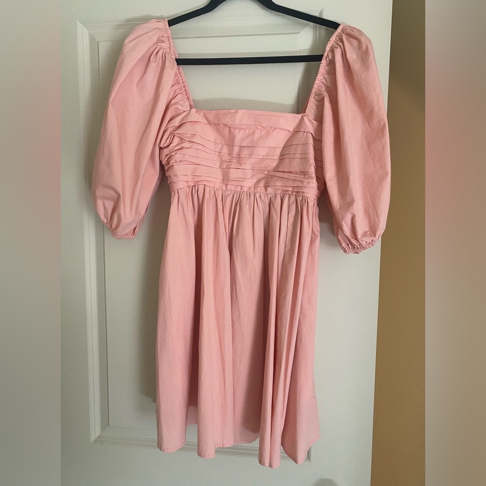 Abercrombie puff sleeve mini dress size small